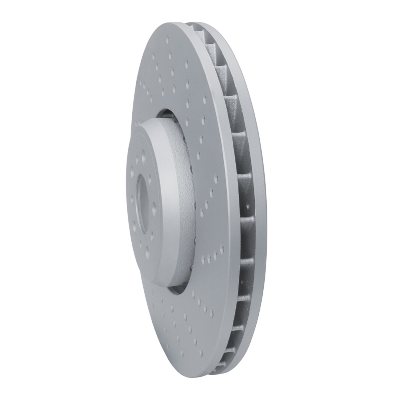 BMW X3 Brake Rotor (1) - Right Front - R1 Concepts - Drilled Carbon Alloy GeoMET - `20-`25